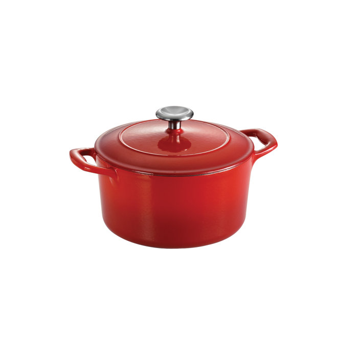 Tramontina Gourmet Enameled Cast Iron Round Dutch Oven & Reviews Wayfair